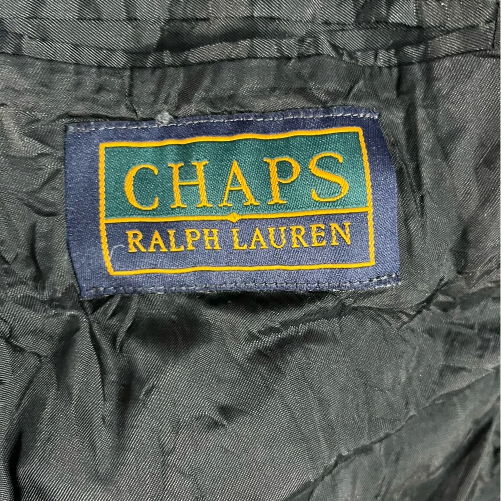 Vintage Chaps Ralph Lauren 100% Silk Blazer Sport Coat Jacket Houndstooth Men 42